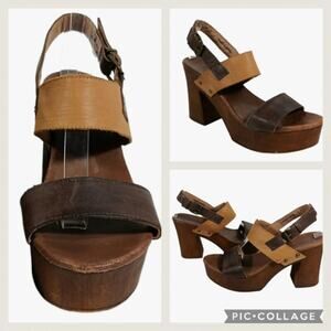 S2604 GUC $124 Boho Chic Musse & Cloud Sandals size 41 US 10/10.5